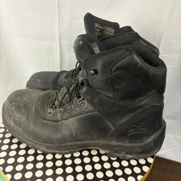 Irish Setter Ely 6" Steel Toe Work Boot  11 EE Black Leather Performance 83612 - Picture 4 of 6